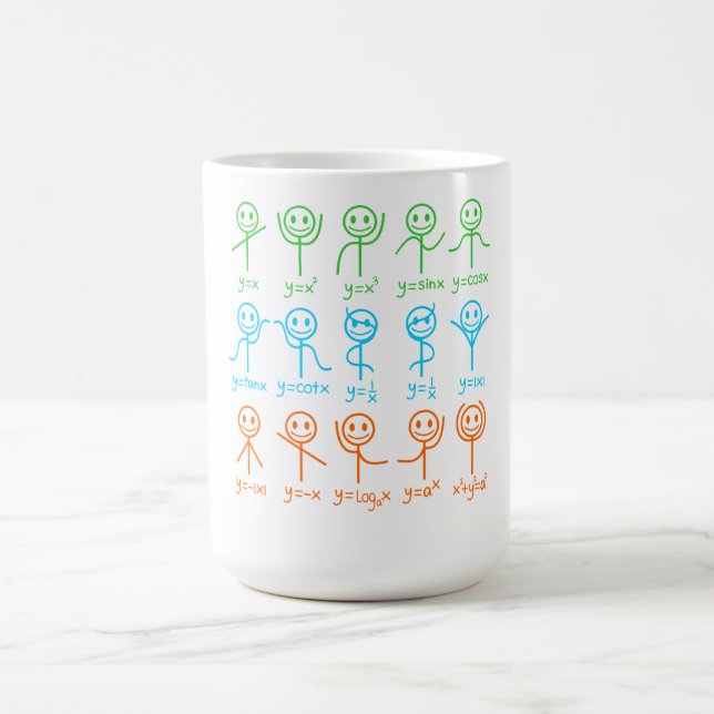 Math Teacher Dance Equation Mathematic Maths Coffee Mug (Center)