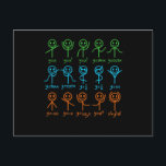 Math Teacher Dance Equation Mathematic Maths Invitation Postcard<br><div class="desc">This graphic idea is for math lovers. This funny graphic / quote clothing makes all math teachers happy.</div>
