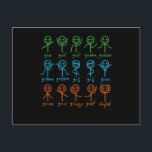 Math Teacher Dance Equation Mathematic Maths Invitation Postcard<br><div class="desc">This graphic idea is for math lovers. This funny graphic / quote clothing makes all math teachers happy.</div>