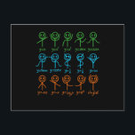 Math Teacher Dance Equation Mathematic Maths Postcard<br><div class="desc">This graphic idea is for math lovers. This funny graphic / quote clothing makes all math teachers happy.</div>