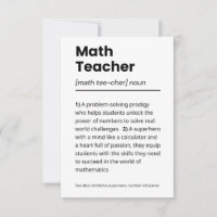 Math Teacher Definition, Math Teacher Appreciation