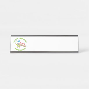 Math Teacher Desk Name Plate