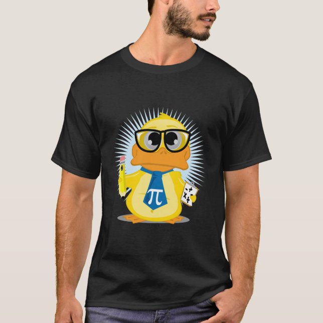Math Teacher Duck T-Shirt (Front)