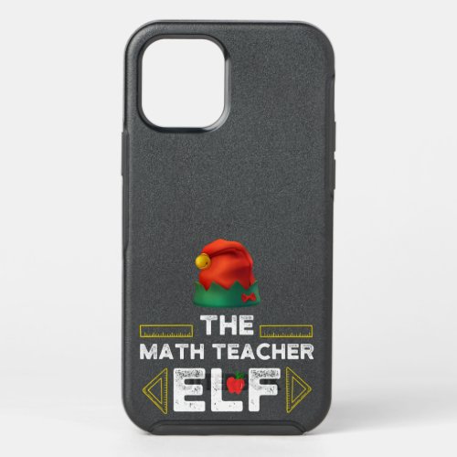 math teacher Elf Family Matching Christmas Group P OtterBox Symmetry iPhone 12 Pro Case