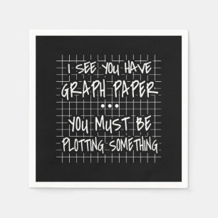 Math Teacher, Funny Back To School, I See you Napkins