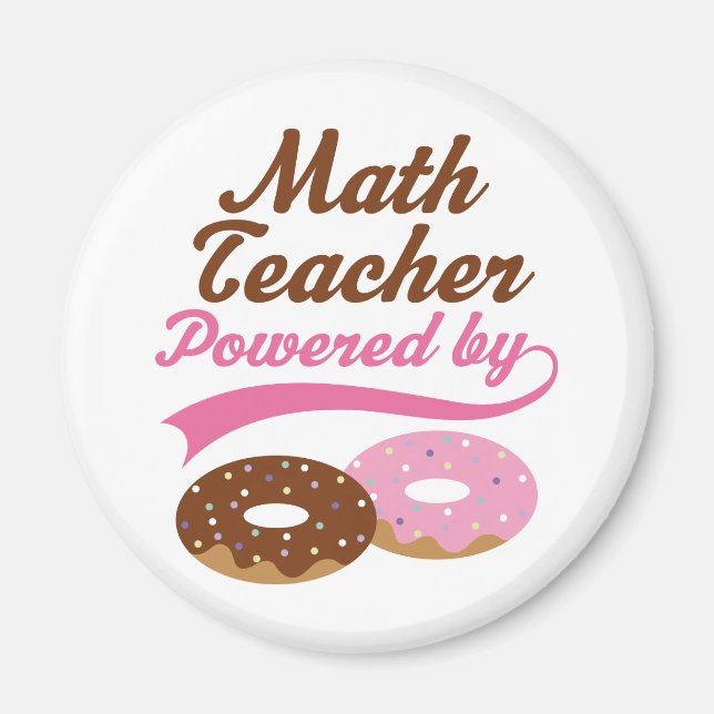 Math Teacher Funny Gift Magnet (Front)