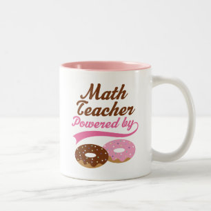 Math Teacher Funny Gift Two-Tone Coffee Mug