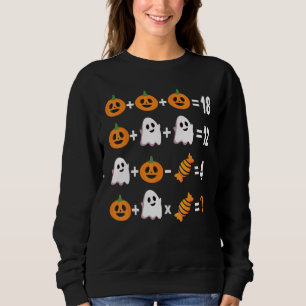 Math Teacher Halloween Order of Operations Men Wom Sweatshirt
