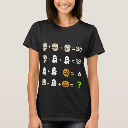 Math Teacher Halloween Shirt