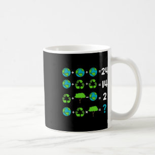 Math Teacher Humor Day Of Earth Order Of Operation Coffee Mug