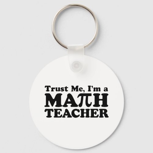 Math Teacher Keychain