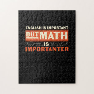 Math Teacher Math Is Importanter Jigsaw Puzzle