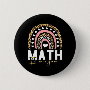 Math Teacher - Math is My Jam Back To School Button