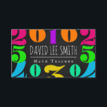 Math Teacher / Math Tutor Business Card<br><div class="desc">Math Teacher / Math Tutor</div>