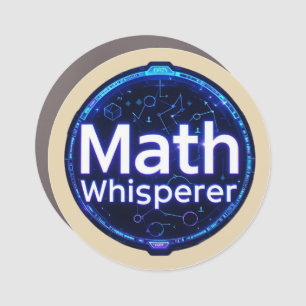 Math Teacher Math Whisperer Car Magnet
