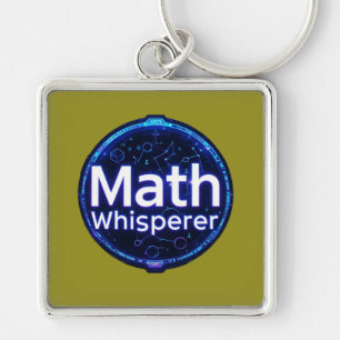 Math Teacher Math Whisperer Keychain
