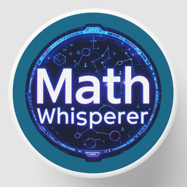 Math Teacher Math Whisperer Mini Candle Favors (Front)