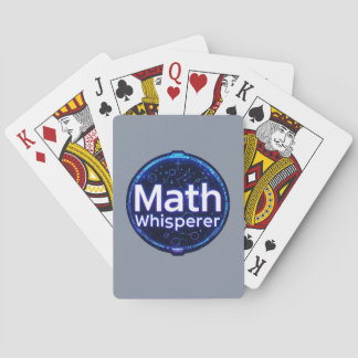 Math Teacher Math Whisperer Poker Cards