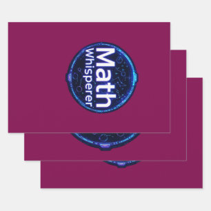 Math Teacher Math Whisperer Wrapping Paper Sheets