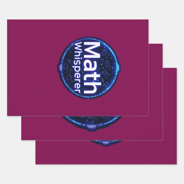 Math Teacher Math Whisperer Wrapping Paper Sheets (Set)