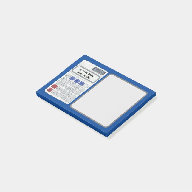 Math teacher mathematics tutoring maths student post-it notes (Angled)