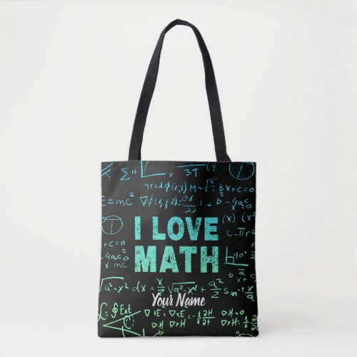 Math Teacher Or Mathematics Professor And Student Tote Bag