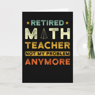 Math Teacher Pension Gift Card