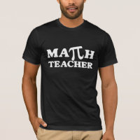 Math Teacher PI American Apparel Dark T-Shirt