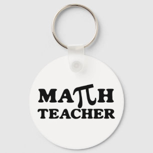 Math Teacher PI Keychain