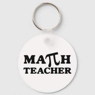 Math Teacher PI Keychain