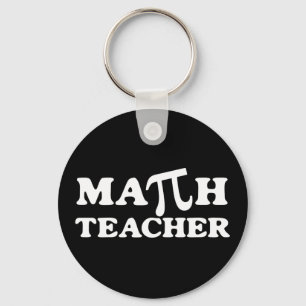 Math Teacher PI Keychain