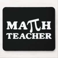 Math Teacher PI Mouse Pad