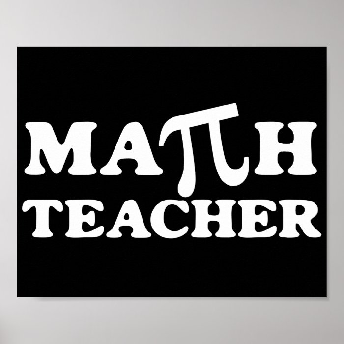 Math Teacher PI Poster