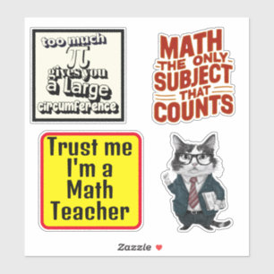 Math teacher resources Mathematics teaching fun Sticker