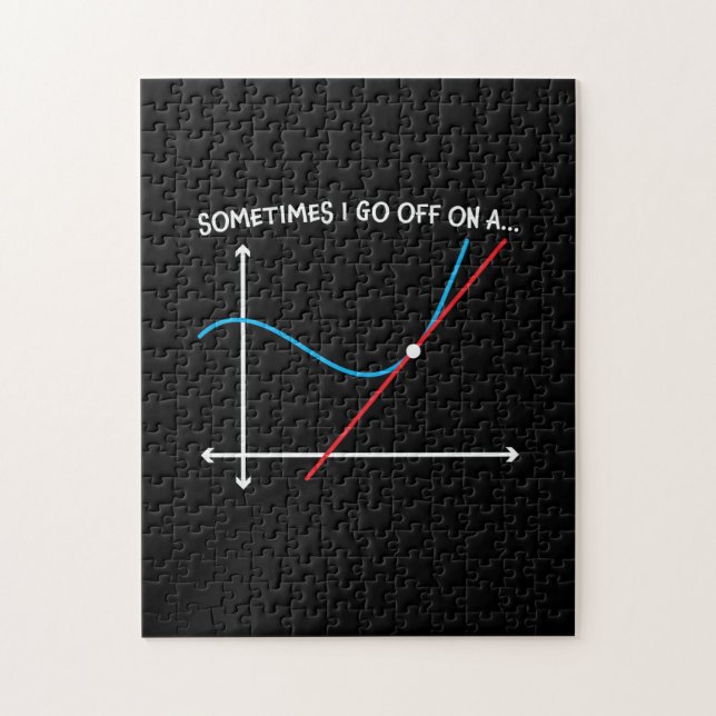 Math Teacher Sometimes I Go Off Jigsaw Puzzle (Vertical)