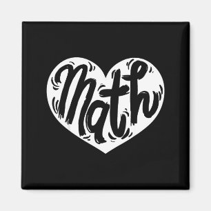 Math Teacher Student Love Valentine's Day  Magnet