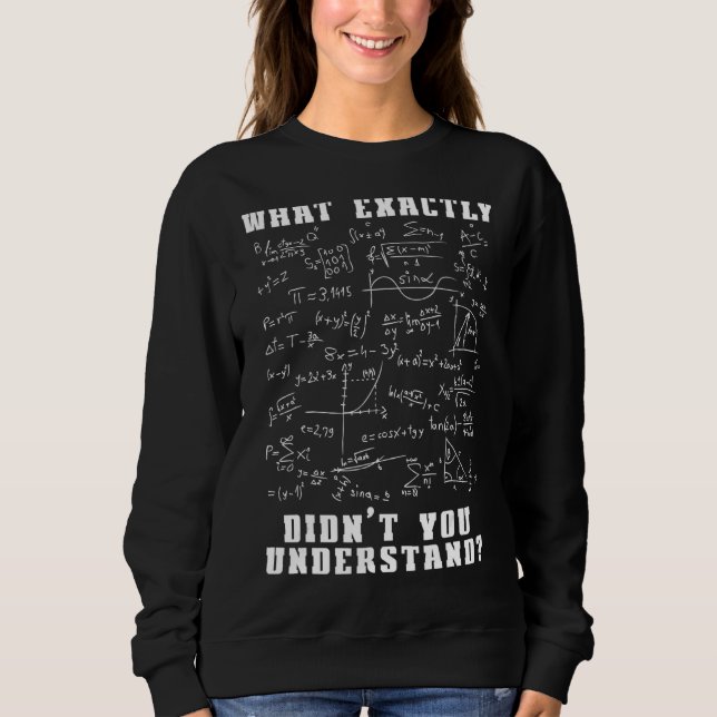 Math Teacher Sweatshirt (Front)