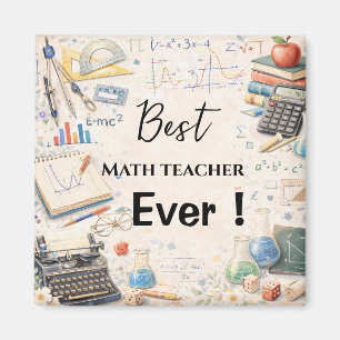 Math Teacher Thank You Gifts End of School Year Magnet