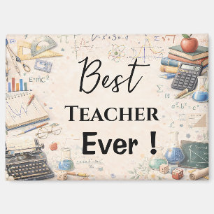 Math Teacher Thank You Gifts End of School Year Magnet