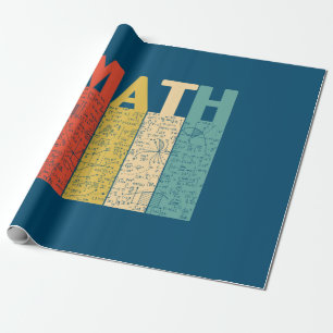 Math Teacher Vintage Math Definition Wrapping Paper