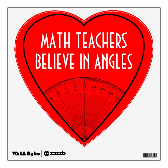 Math Teachers Believe In Angles Wall Skins