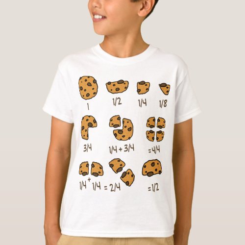 Math Teachers Chocolate Cookie Chocolate Chip T_Shirt