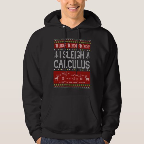 Math Teachers I Sleigh Calculus Ugly Sweater Chris
