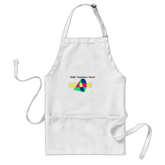 Math Teachers Rock! Adult Apron