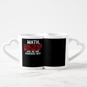 Math. The Only Place Where People Buy 69 Watermelo Coffee Mug Set