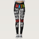 Digits of Pi, Pi Day Math Leggings, Zazzle