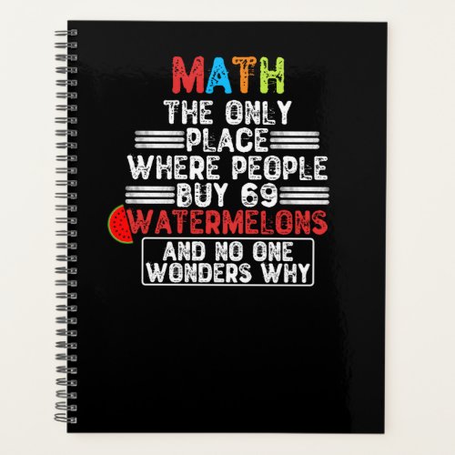 Math The Only Place Where People Buy _ Funny Math Planner