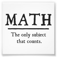 Math The Only Subject That Counts