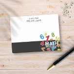 Math. The only subject that counts Post-it Notes<br><div class="desc">Modern trendy math-inspired design for all math lovers,  including teachers,  accountants,  scientists and students,  to name a few! Personalize it with your name,  making it perfect for the classroom and office. Designed by Thisisnotme©</div>