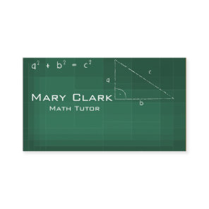 Math Tutor Business Card